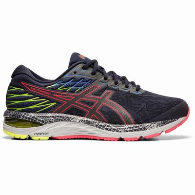 Asics Gel-Cumulus 21 Lite-Show - Miesten Juoksukengät - Laivastonsininen/Hopea